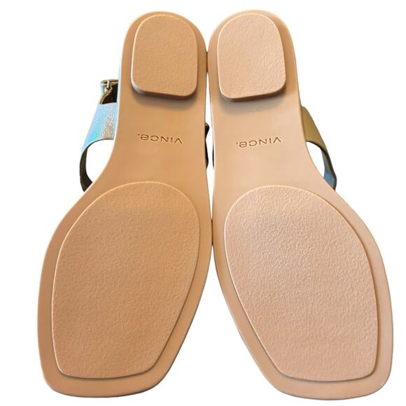 Vince Rava Strappy Fisherman Leather Sandals Minimal Sophisticated Tan NEW 10 - Picture 12 of 13